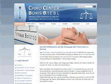 Tablet Screenshot of chiro-center.de